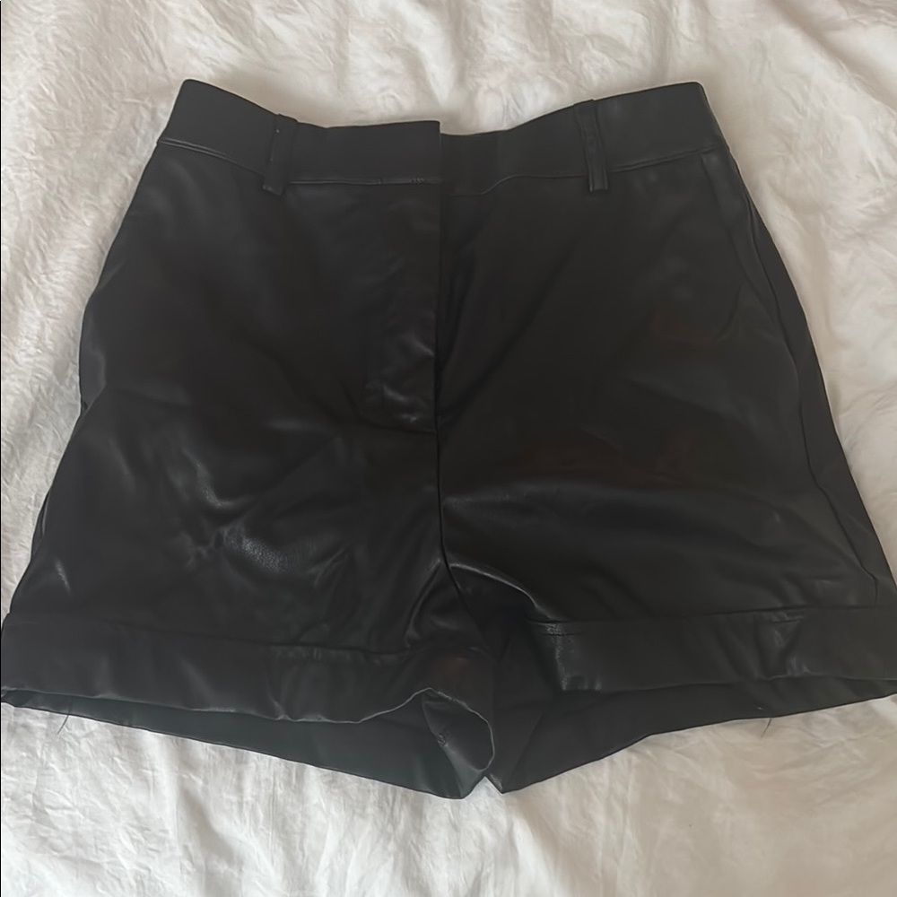 Express Black High Waist Dress Shorts
